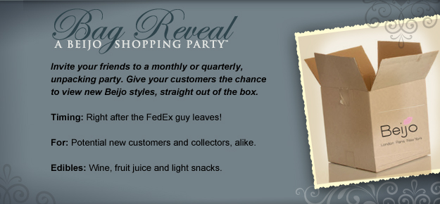 Beijo Bag Reveal Party
