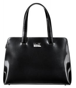 Balancing Act Handbag/Tote in Ebony