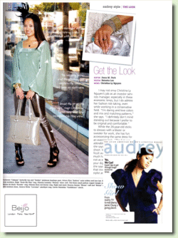 Audrey Magazine Jan 2009 - Beijo