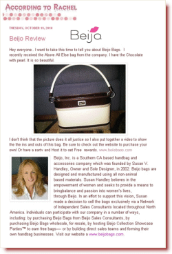 According to Rachel Blog